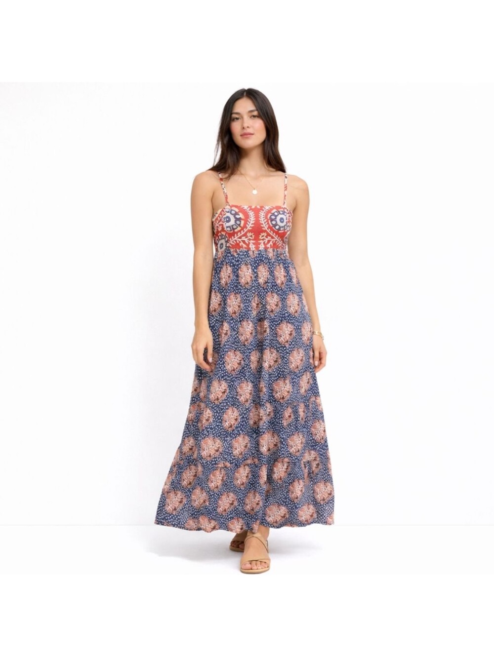 Natural Life Bailey Maxi Dress, size large.